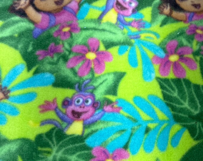 Dora the Explorer and Boots Fleece Licensed FLEECE fabric.