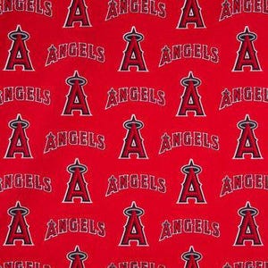 Los Angeles Angels of Anaheim Fabric 100% Cotton Officially Licensed