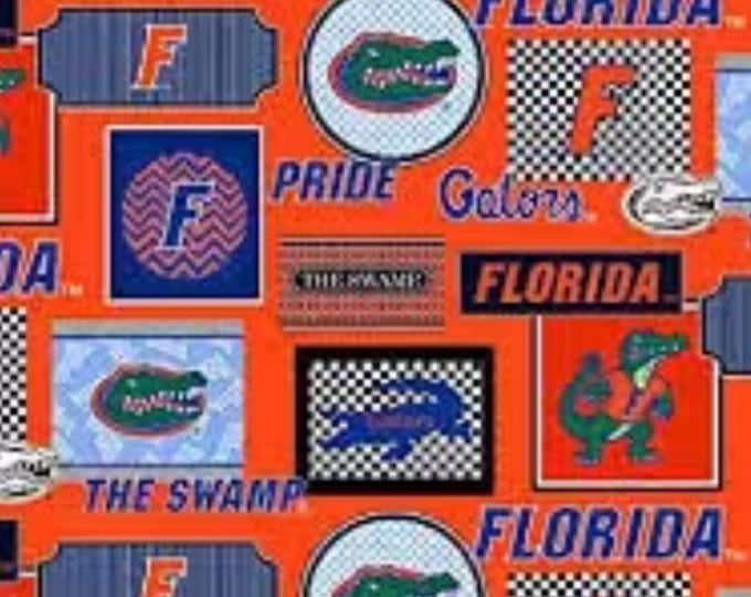 Florida Gators Fabric 100% Cotton Officially Licensed