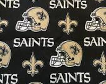 New Orleans Saints 100% Cotton Licensed Nfl Fabric Officially Licensed