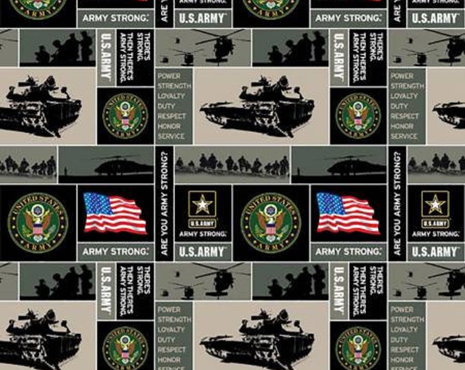 United States Army Licensed FLEECE fabric. See Description for actual measurements available. Officially Licensed