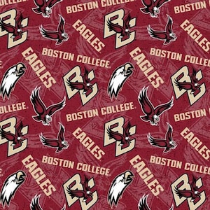 Boston College Eagles Tone on Tone  100% Cotton Officially Licensed