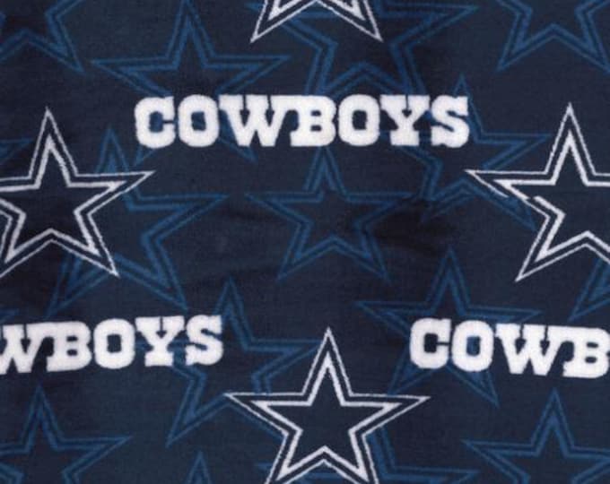 Dallas Cowboys NFL Licensed fleece fabric. Velvet plush Fleece SEE DESCRIPTION Officially Licensed
