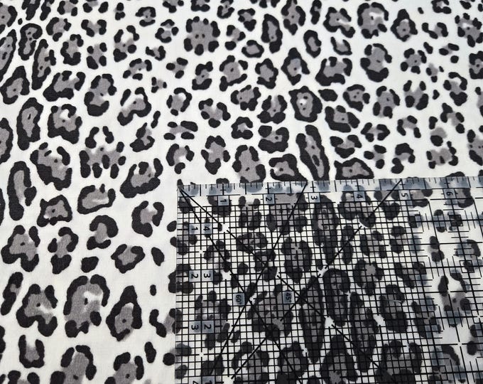 Baby Jaguar Cuddle Silver Shannon Fabrics Minky by the yard