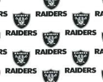 Las Vegas Raiders Cotton Fabric 100% Cotton   Oakland raiders Officially Licensed
