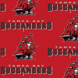 Tampa Bay Buccaneers 100% Cotton Officially Licensed