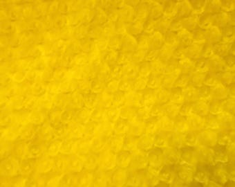 Shannon Fabrics by the yard Canary Cuddle Rose