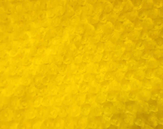 Shannon Fabrics by the yard Canary Cuddle Rose