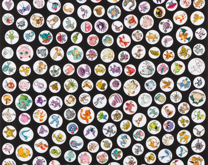 Pokemon Cotton Fabric 100% Cotton Licensed by Robert Kaufman Officially Licensed