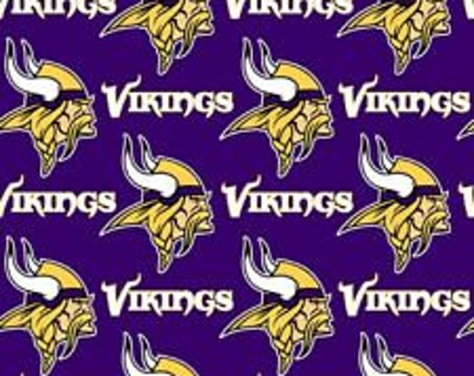 Minnesota Vikings Fabric 100% Cotton Officially Licensed