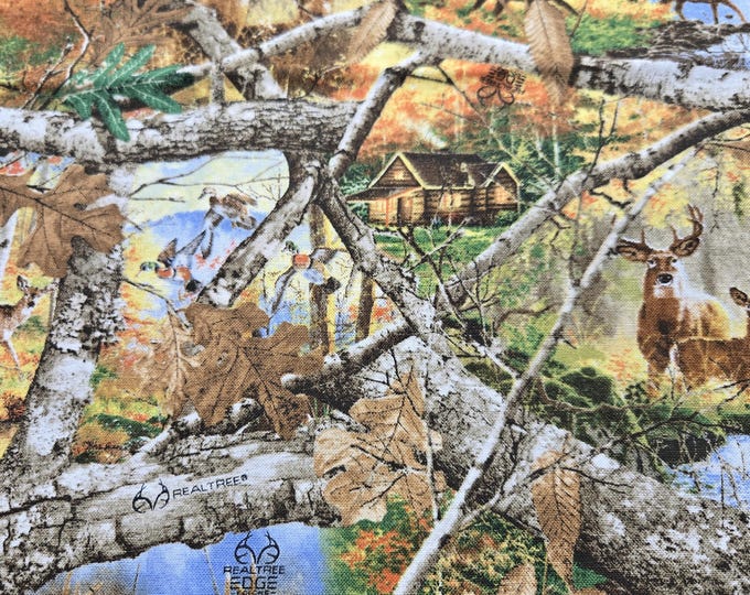 Camouflage Realtree Edge 100% Cotton