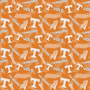Tennessee Volunteers 100% Cotton Tone on Tone Officially Licensed