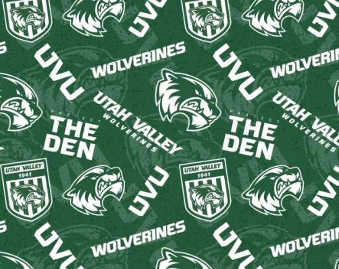 Utah Valley University Wolverines 100% Cotton Officially Licensed