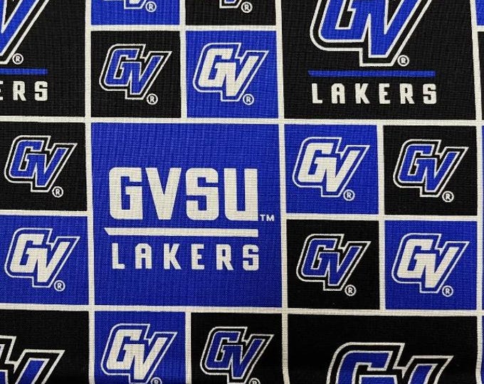 Grand Valley State University fabric 100% Cotton Officially Licensed