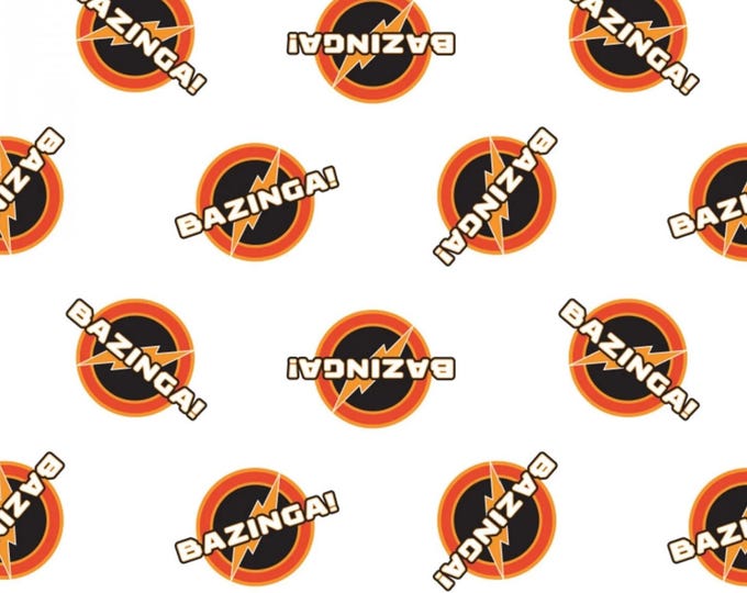 The Big Bang Theory Cotton Fabric 100% Cotton Officially Licensed