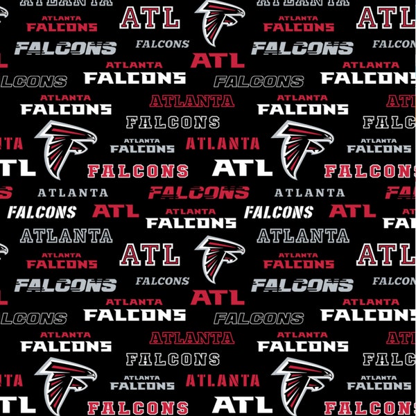 Atlanta Falcons Cotton Fabric 100% Cotton NEW