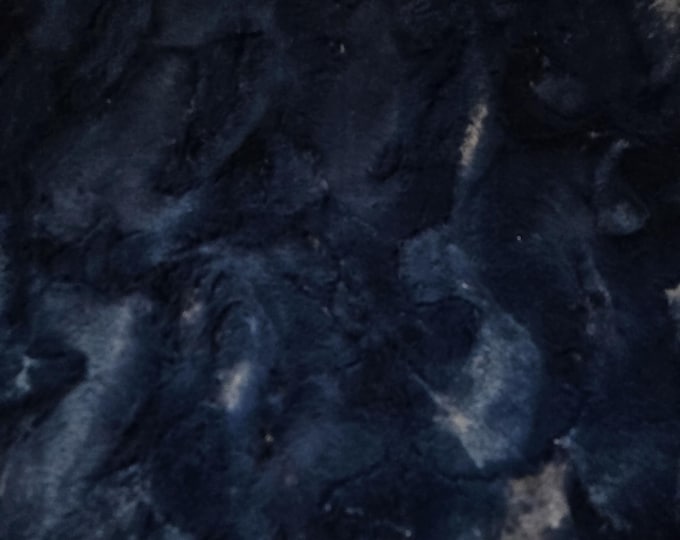 Shannon Fabrics by the yard Navy Cuddle Hide