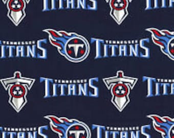 Tennessee Titans Cotton Fabric 100% Cotton Officially Licensed