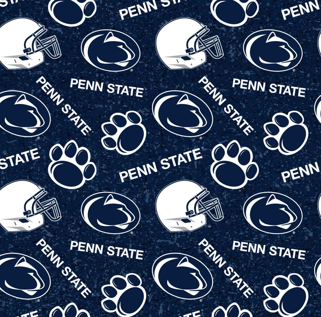 Penn State Nittany Lions 100% Cotton Tone on Tone Officially Licensed ...