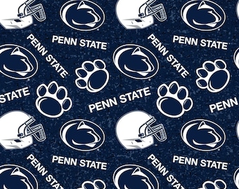 Penn State  Nittany Lions 100% Cotton Tone on Tone Officially Licensed