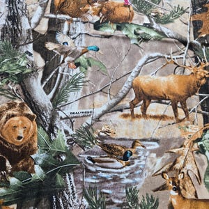 Camouflage Realtree Hunting 100% Cotton