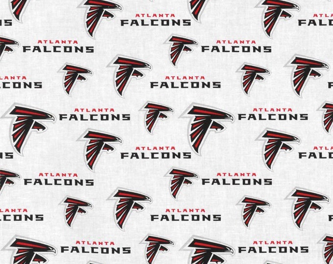 Atlanta Falcons Cotton Fabric 100% Cotton Officially Licensed