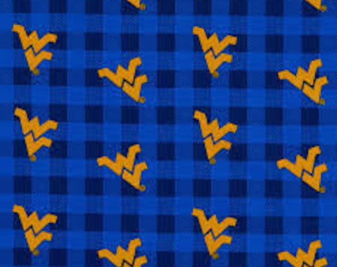 West Virginia Mountaineers 100% Cotton Officially Licensed