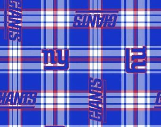 New York Giants Licensed Fleece Fabric. Officially Licensed