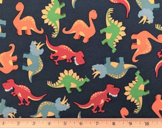 Dinosaurs cotton Fabric 100% Cotton