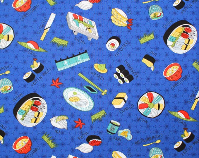 Sushi Cotton Fabric 100% Cotton