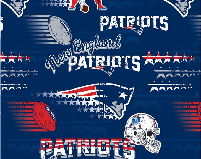 New England Patriots Football 100% Cotton Officially Licensed