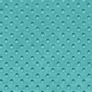 Shannon Fabrics Cuddle Dimple Dot Teal Minky 100% Polyester