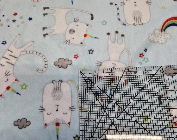 Caticorns Cuddle Shannon Fabrics by the yard