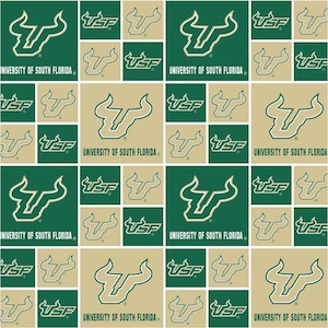 University of South Florida USF 100% Cotton Officially Licensed