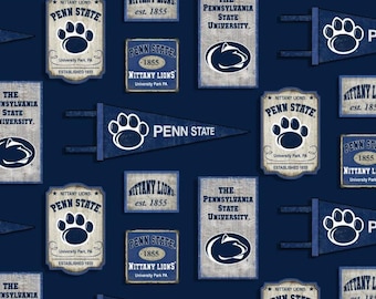 Penn State Nittany Lions 100% Cotton Vintage Pennant Officially Licensed