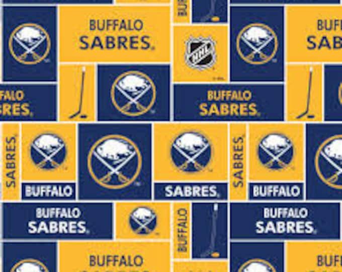 Buffalo Sabres NHL Fabric 100% Cotton Officially Licensed