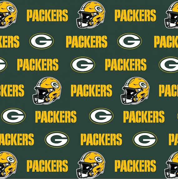 Green Bay Packers Cotton Fabric 100% Cotton Officially Licensed