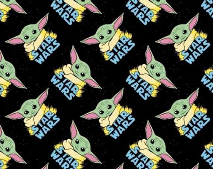 Star Wars Baby Yoda Cotton Fabric 100% Cotton Officially Licensed