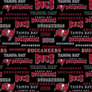 Tampa Bay Buccaneers 100% Cotton Officially Licensed