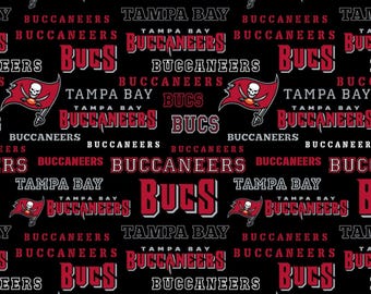 Tampa Bay Buccaneers 100% Cotton Officially Licensed