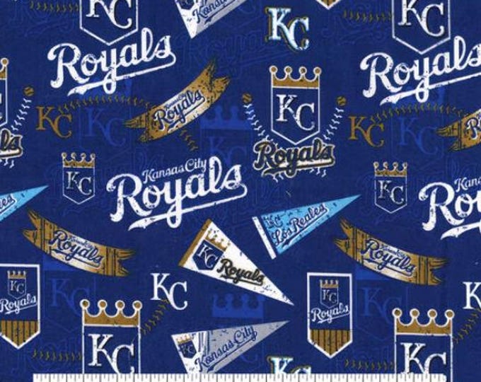 Kansas City Royals Fabric 100% Cotton Officially Licensed