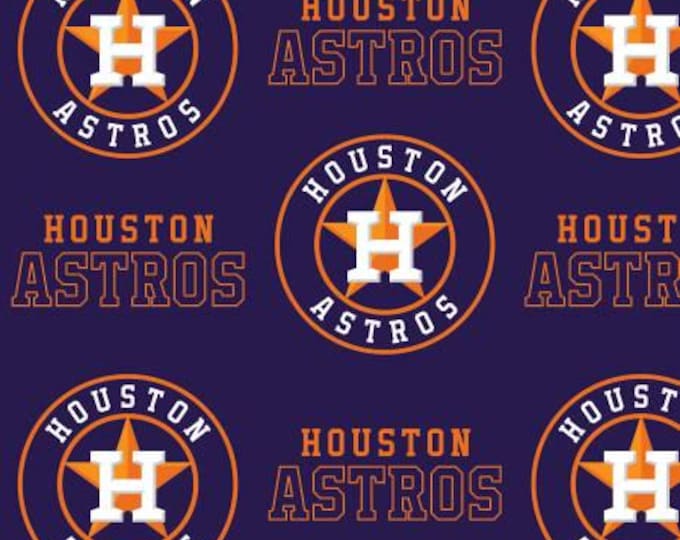Houston Astros MLB Licensed FLEECE fabric Fabric Traditions Brand Officially Licensed
