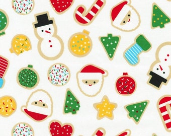 Cookie Party Christmas Cotton Fabric 100% Cotton   Robert Kaufman Girl Friends Holiday