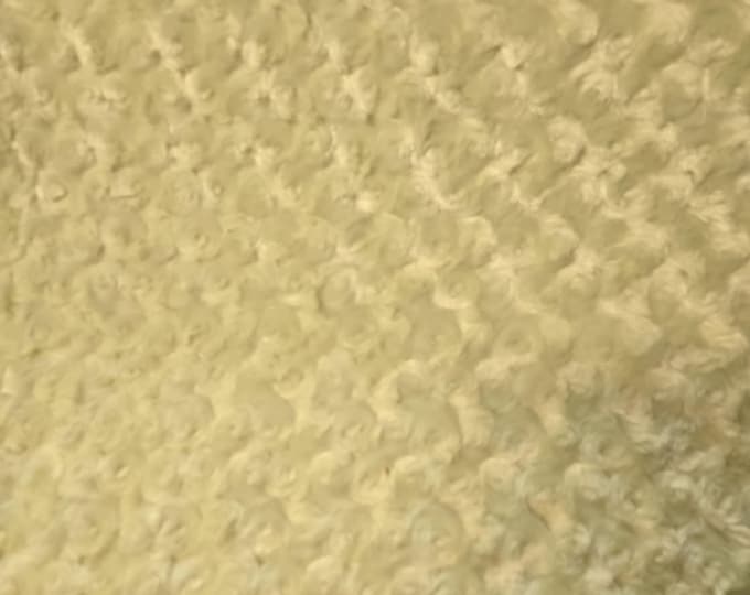 Shannon Fabrics by the yard Celery Cuddle Rose