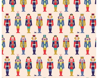 Nutcracker toy soldier Christmas Cotton Fabric 100% Cotton