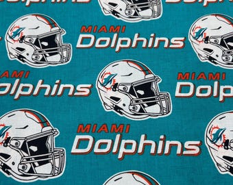 Miami Dolphins 100% Cotton Officially Licensed