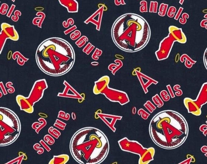 Los Angeles Angels Licensed FLEECE fabric. See Description for actual measurements available. Officially Licensed