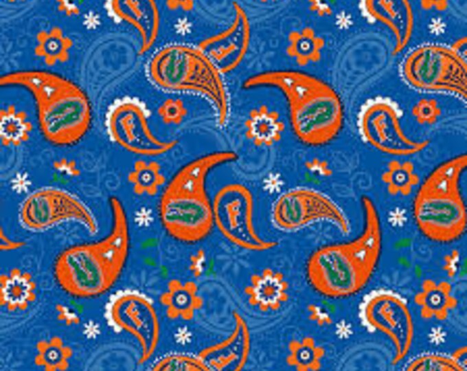 Florida Gators Fabric 100% Cotton