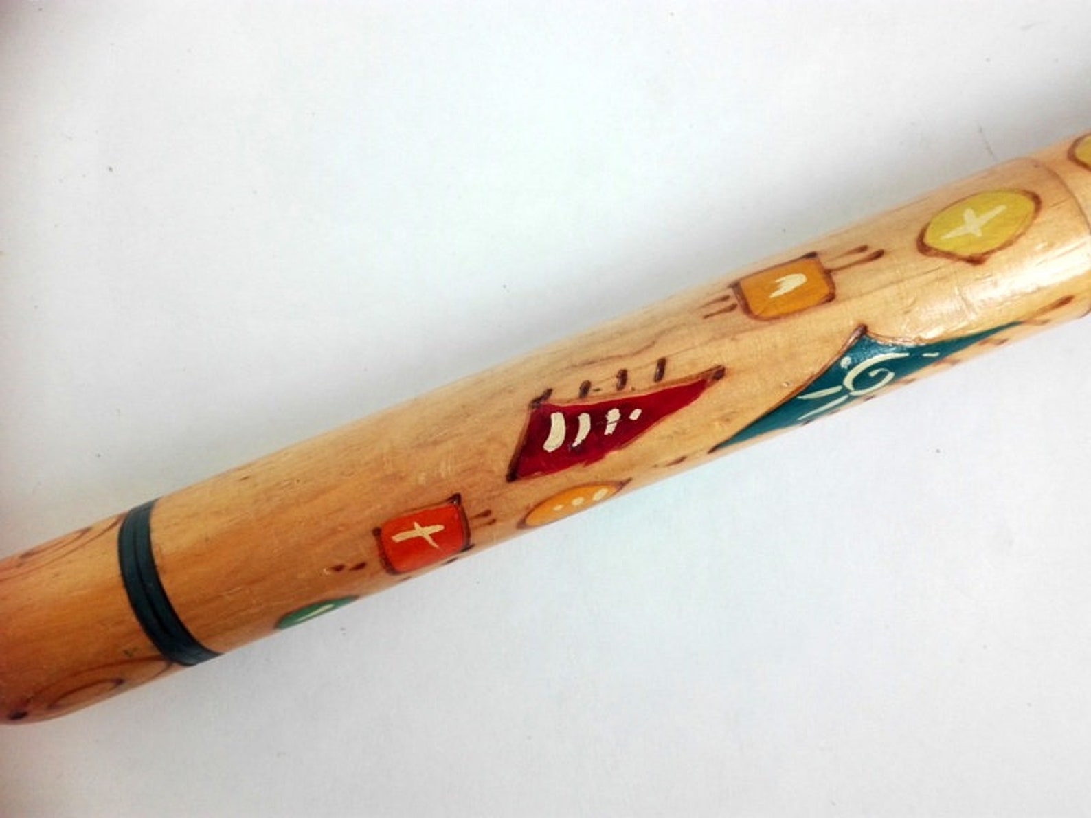 Vintage Wooden Knitting Needle Case Needle Holder Made in Etsy