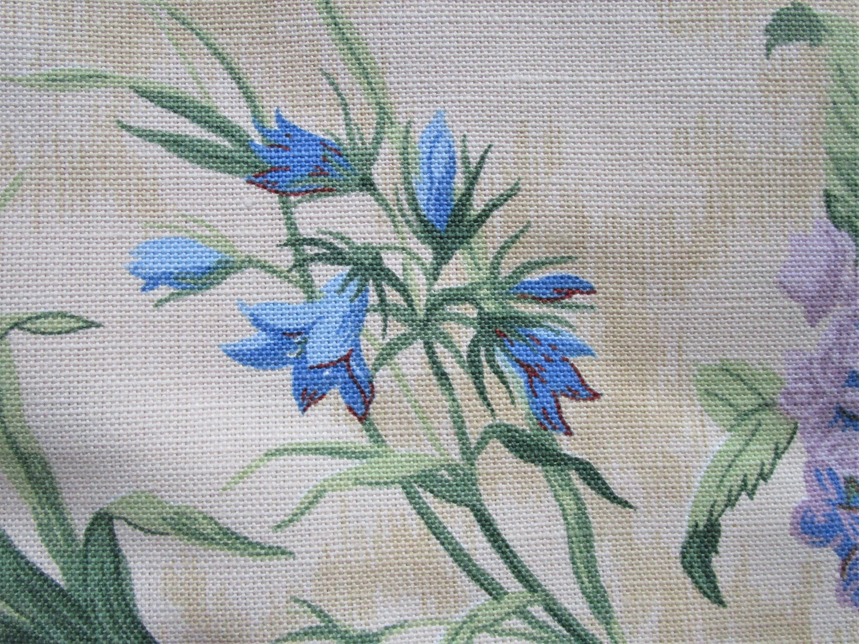 Sanderson Curtain Fabric. Avening Design By The Metre. 1984 Etsy